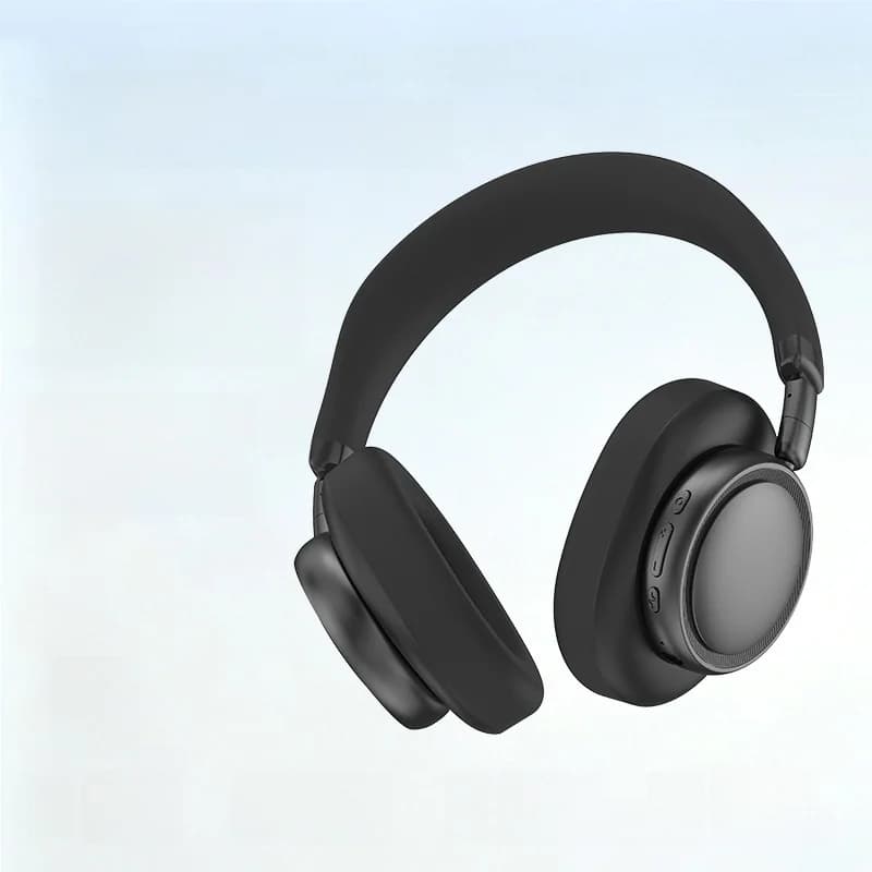 سماعات رأس بلوتوث لاسلكية فوق الأذن مع جهير عميق وشحن Type-C