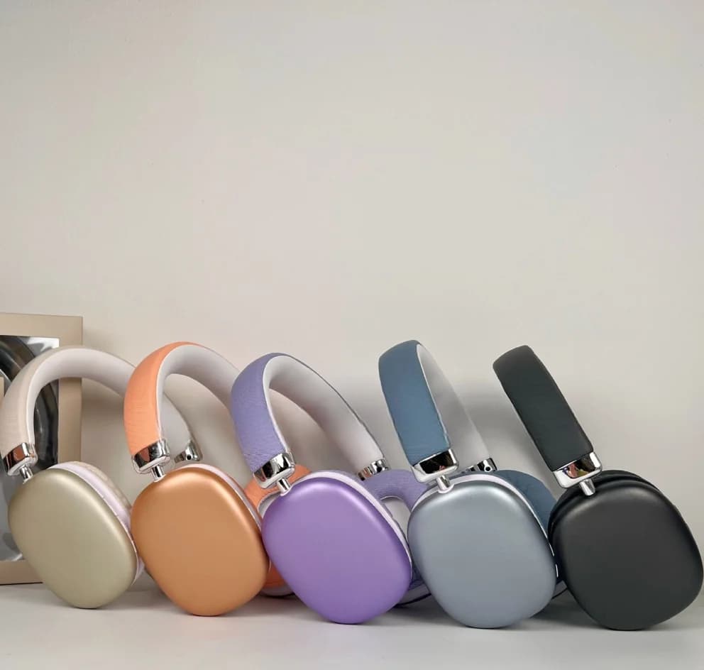 سماعات رأس لاسلكية فوق الأذن مع Bluetooth 5.4 وعمر بطارية طويل